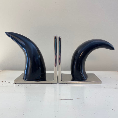 *Abstract Tusk Bookends