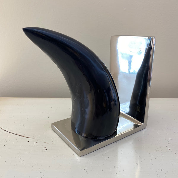 *Abstract Tusk Bookends