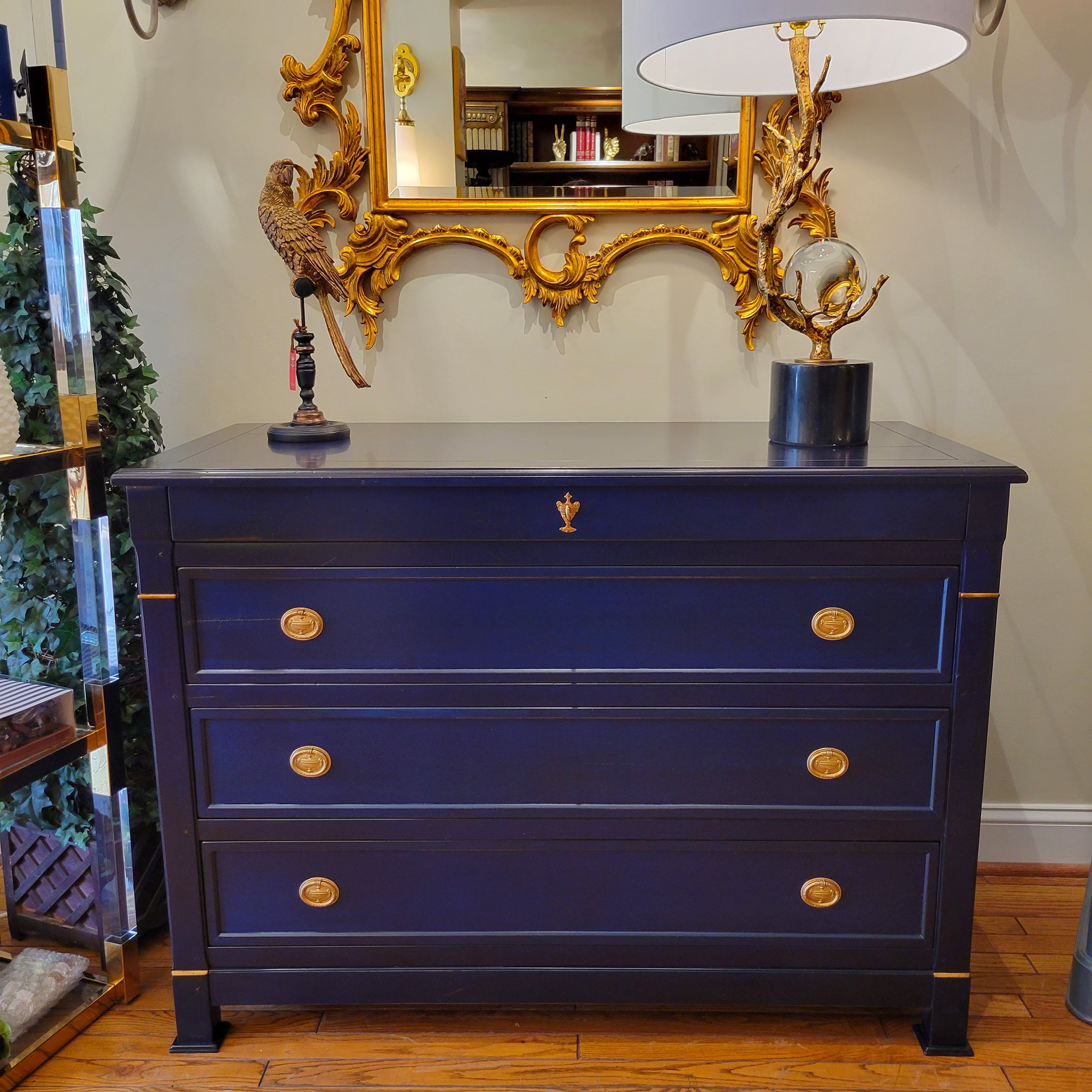 Directoire Chest of Drawer - Finished in Bleu Gabriel