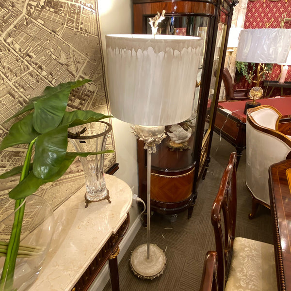 Silver Leaf Floor Lamp