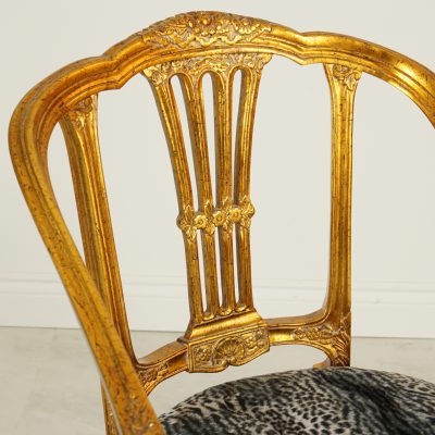 Epinal End Chair - Gold