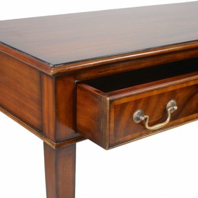 Directorie Console - Solid Mahogany with Two Drawer and antiqued Inlay