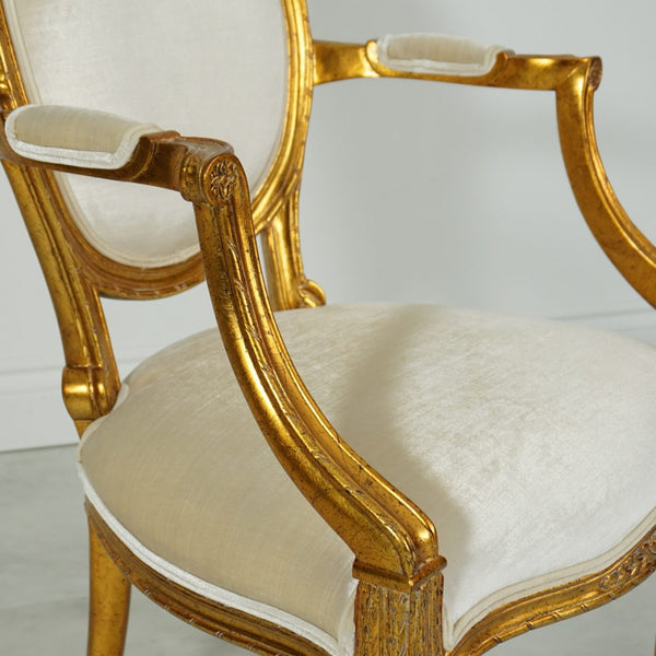 Place Stanislas End Chair - Gold
