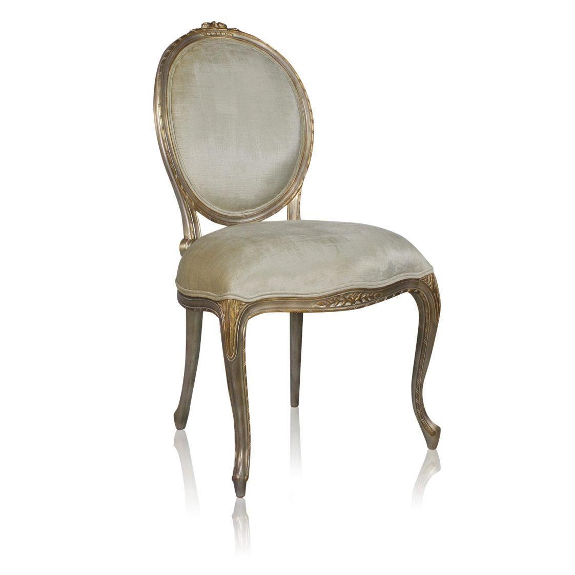 Place Stanislas Side Chair - Silver