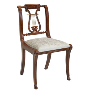 Lyre Side Chair - White