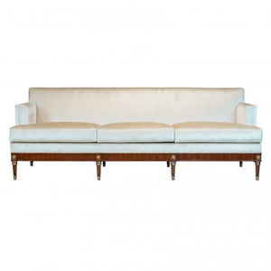 Art Deco King Sofa with Maple Inlay