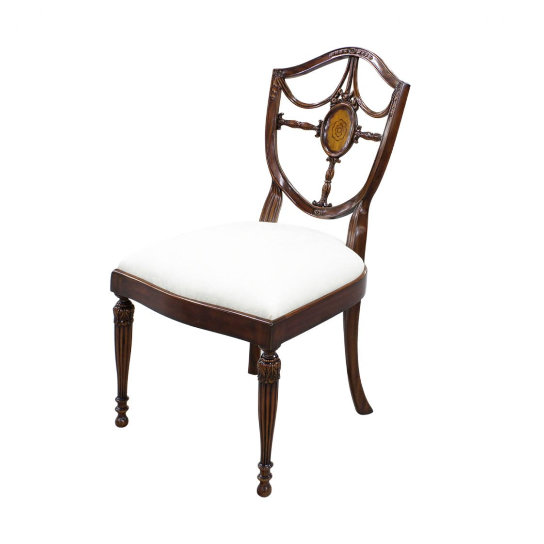 Side Chair with Inlay - Ivory