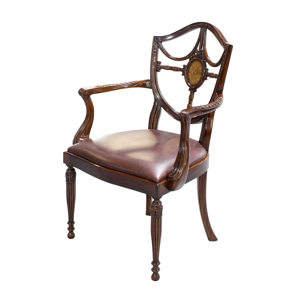 End Chair with Inlay