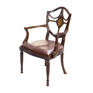 End Chair with Inlay