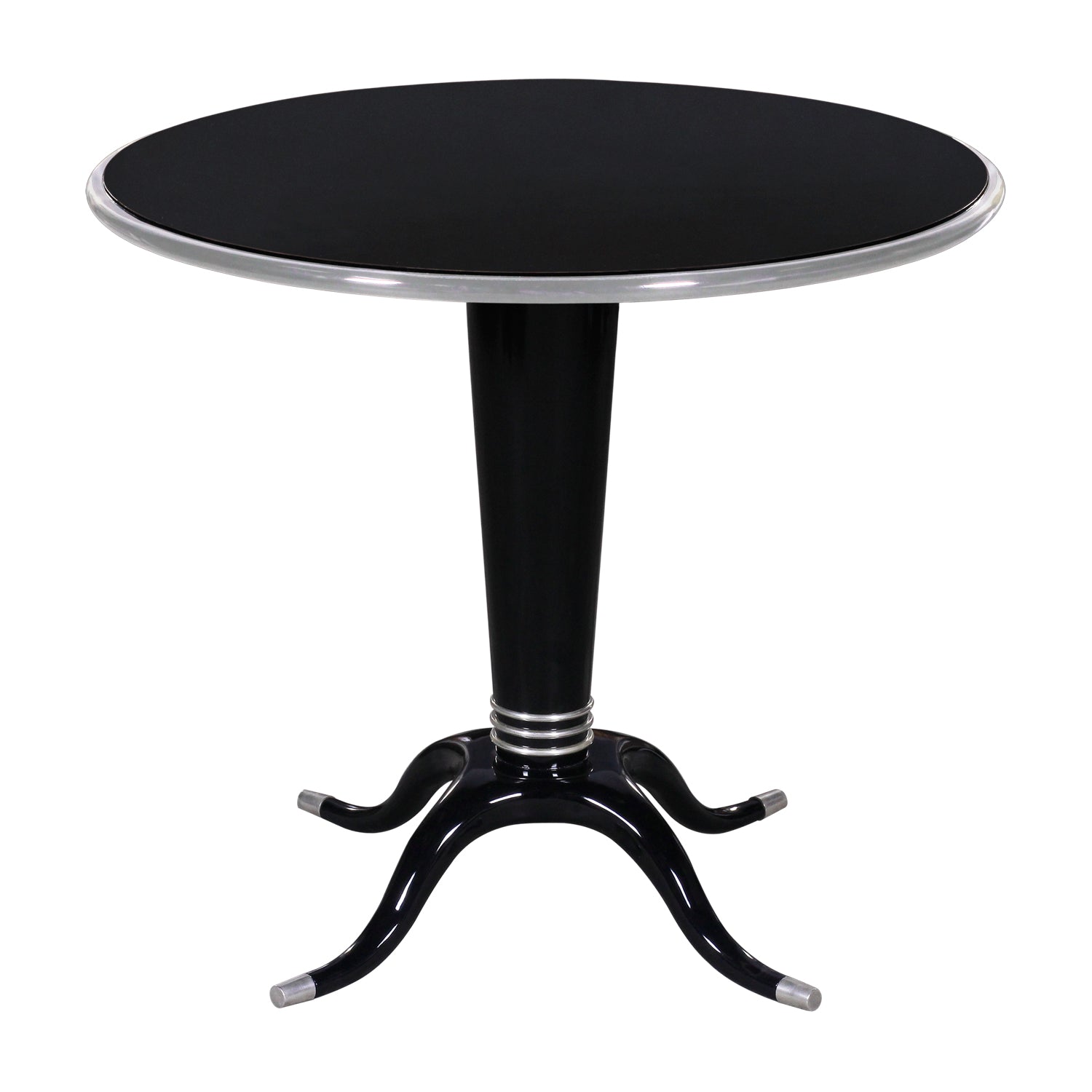 Art Deco Side Table - Black