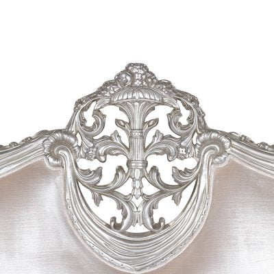 Centerpiece Louis XV Sofa - Silver