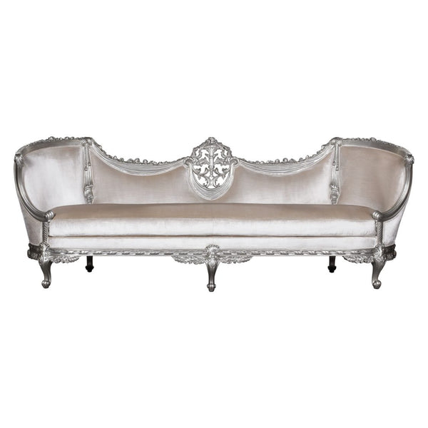 Centerpiece Louis XV Sofa - Silver