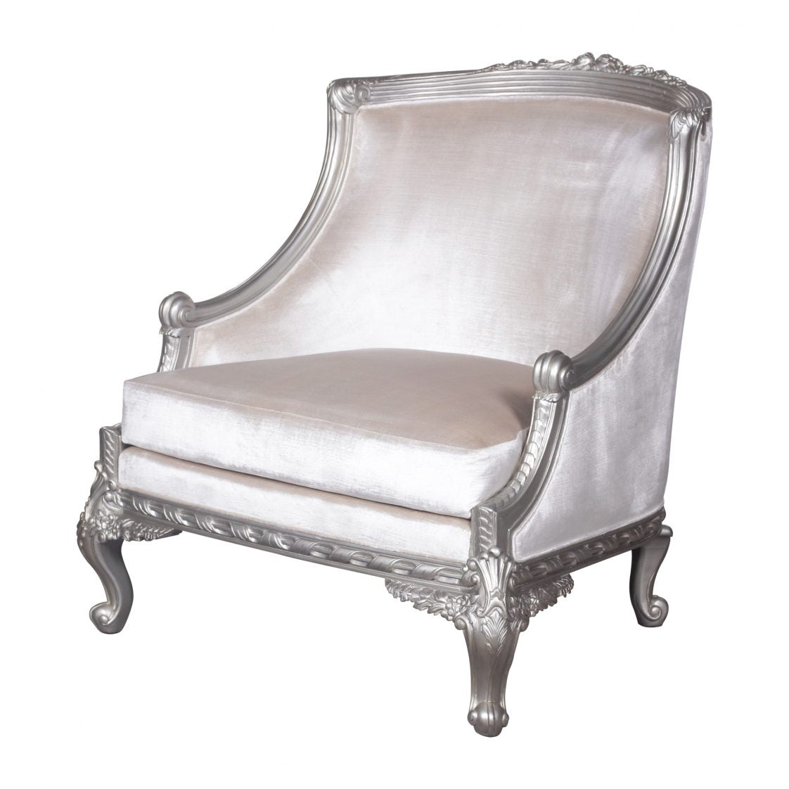 Versailles Arm Chair - Silver