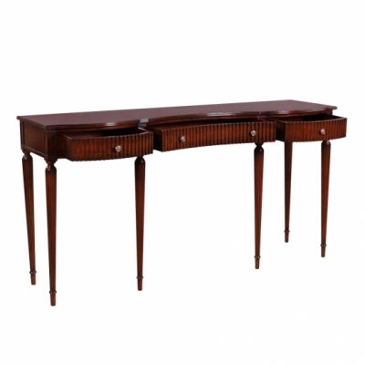 Louis Phillipe Hand Carved Mahogany Console