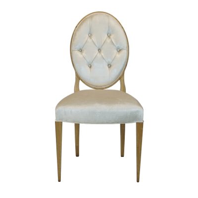 Round Tufted Side Chair