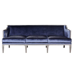 Art Deco Sofa - Blue
