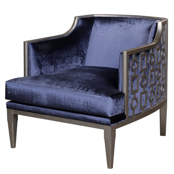 Art Deco Arm Chair - Champagne Finish