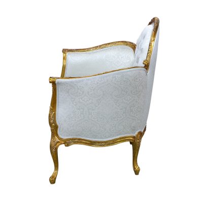*Louis XV Bordeaux Arm Chair - Pastel