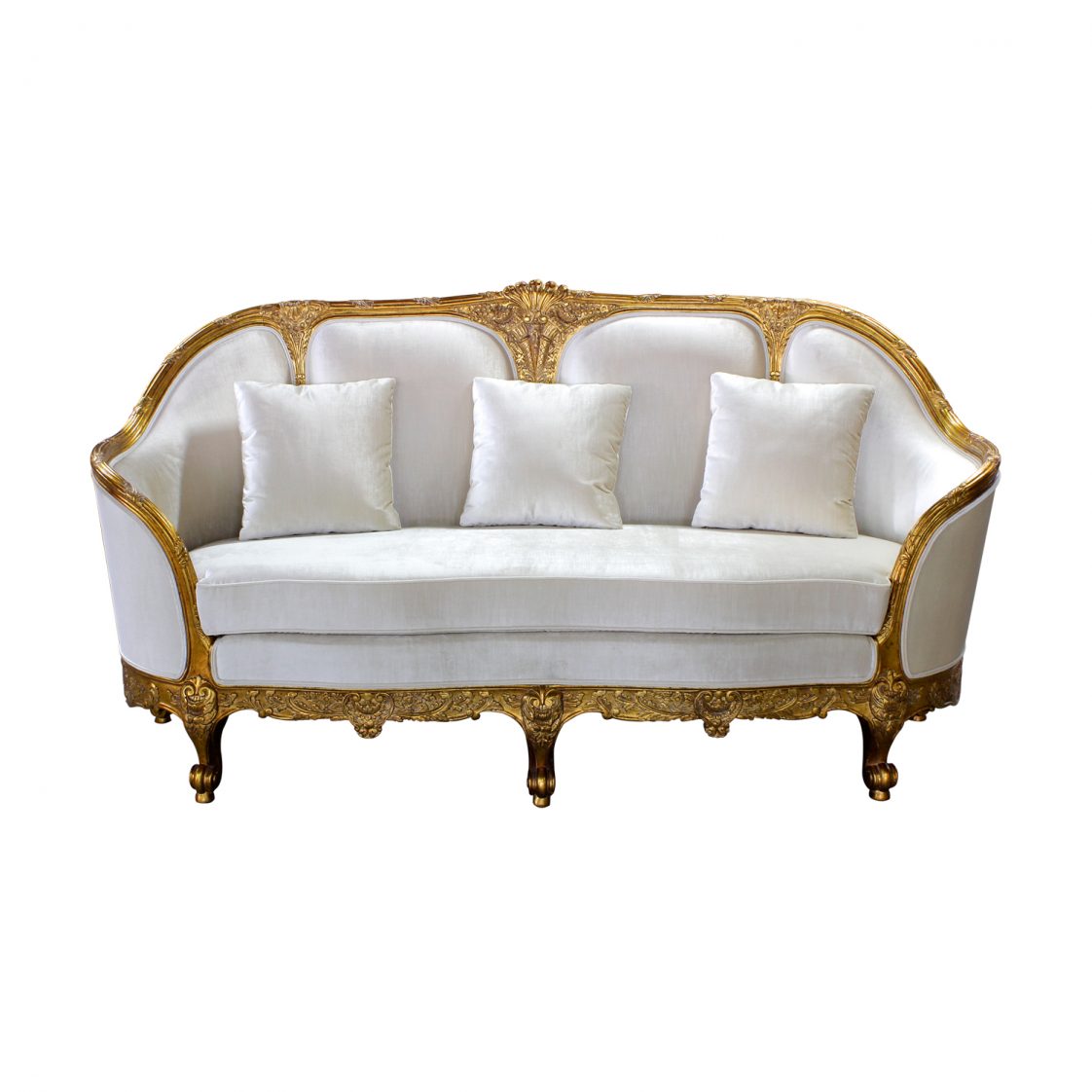 Louis XV Lyon Sofa - Gold