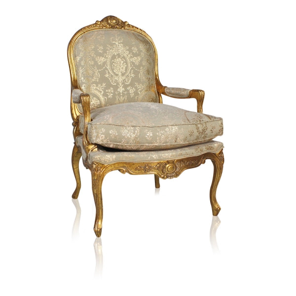 Louis XV Deep Carved Arm Chair II - Design
