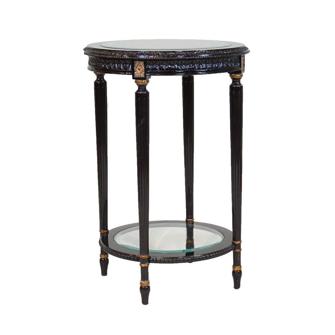Louis XVI Side Table - Black