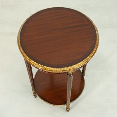 Saint-Malo Side Table - Gold Accent