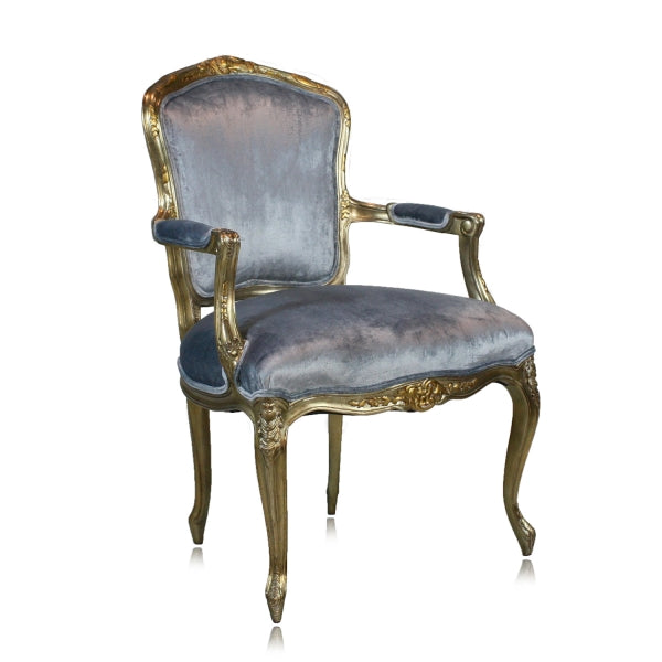 Toulouse End Chair - Gold