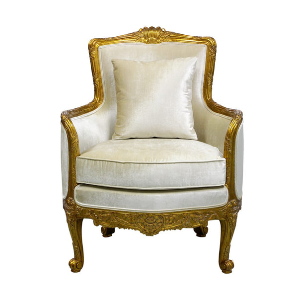 Louis XV Lyon Arm Chair - Gold