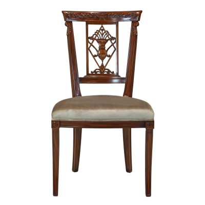 Deep Carved Side Chair - Traditional