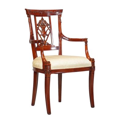 Deep Carved End Chair
