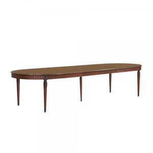 Five Post Mahogany Oval Dining Table