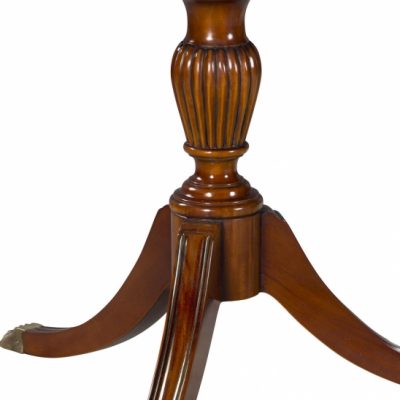 Le Mans Double Pedestal Dining Table with Two Leaves