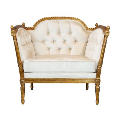 Louis XVI Avignon Arm Chair - Gold