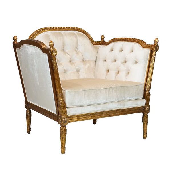 Louis XVI Avignon Arm Chair - Gold