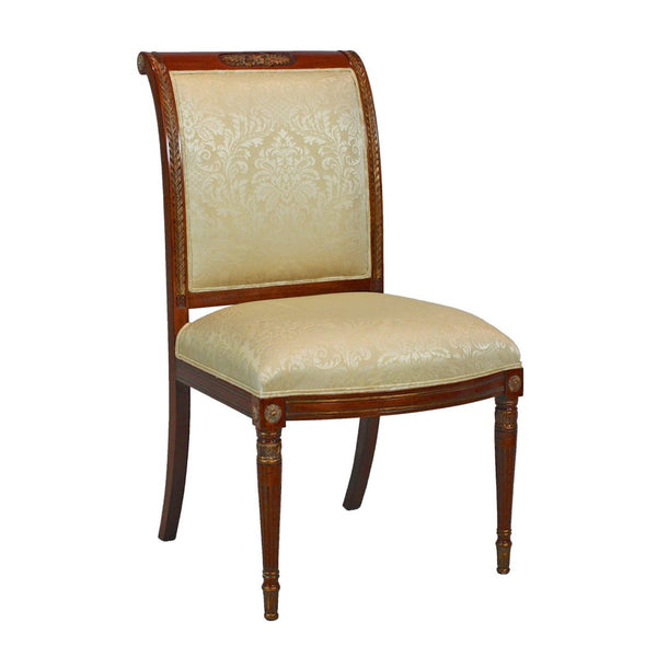 Louis XVI Style Side Chair - Champagne