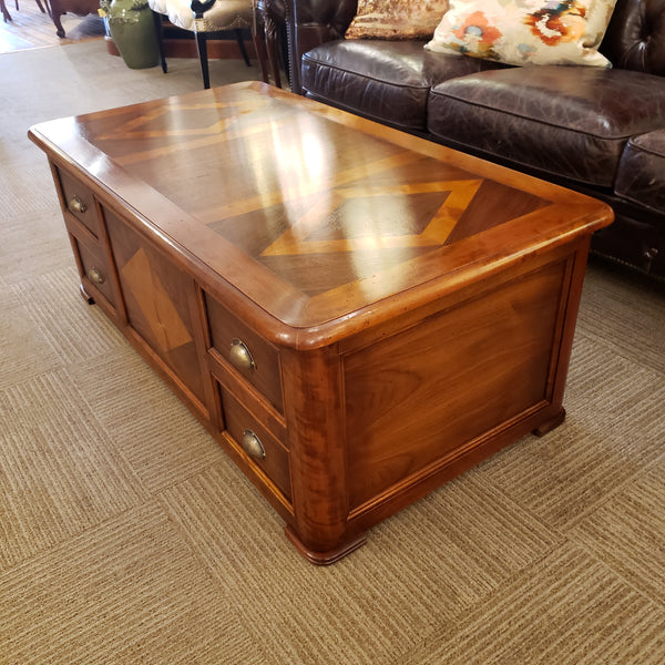 Louis Philippe Coffee Table with Inlay