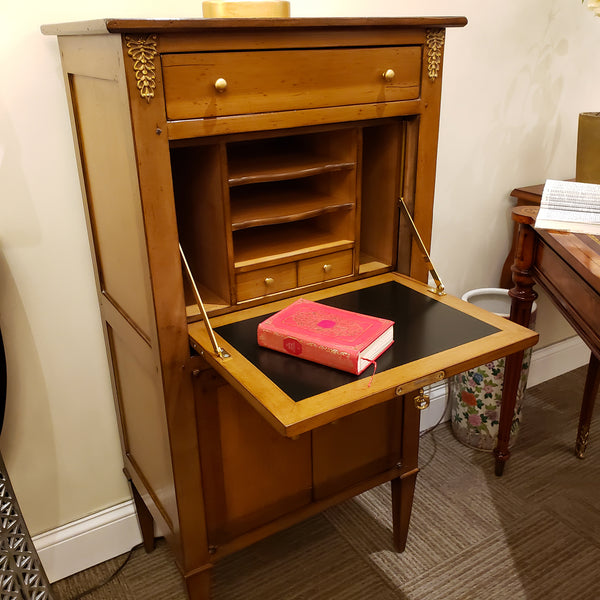 Petite Secretary Desk - Solid Cherry Wood