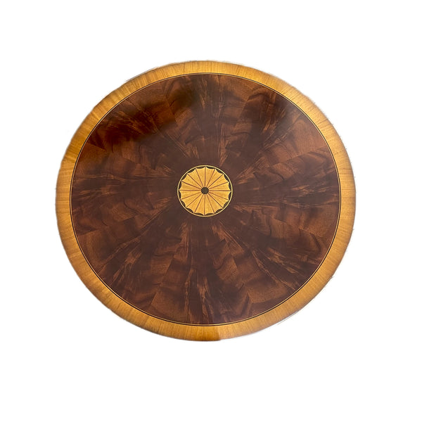 Inlaid Round Directoire Side Table