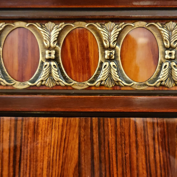 Louis XVI Rosewood Ormolu Vitrine Cabinet